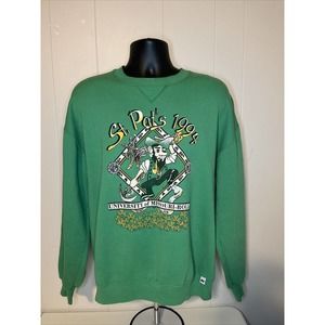 Vtg 1994 University of Missouri Rolla St Pats Patricks Day Sweatshirt Size XL
